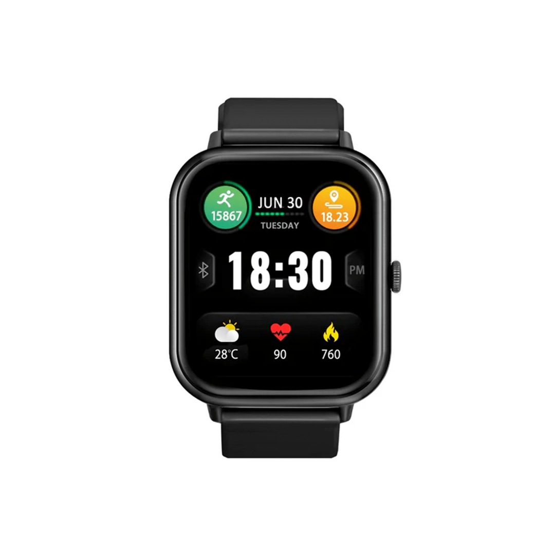 ساعة بروميت XWatch-C18 الذكية SuperFit™ مقاس 1.83 بوصة مع اتصال BT اللاسلكي - أسود ساعة بروميت XWatch-C18 الذكية SuperFit™ مقاس 1.83 بوصة مع اتصال BT اللاسلكي - أسود